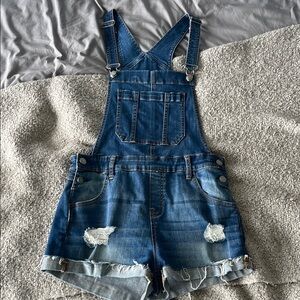 PacSun Classic Blue Denim Overalls